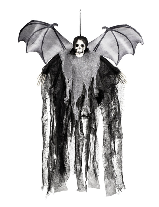 Décoration à suspendre faucheuse chauve-souris 60 cm Halloween