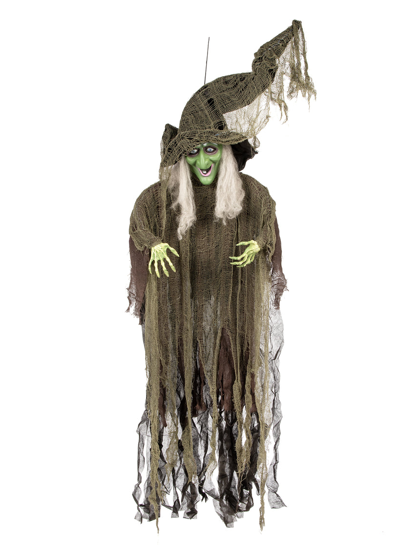 Décoration à suspendre sorcière 190 cm Halloween