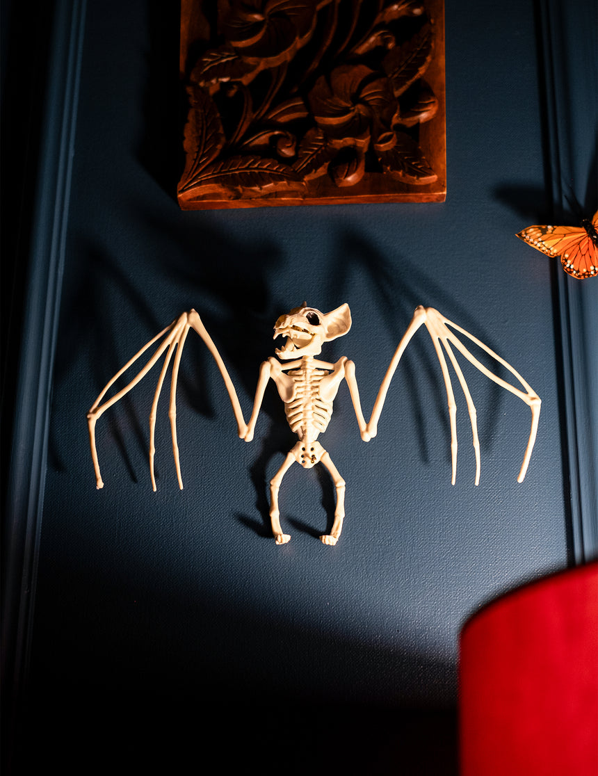 Décoration à suspendre squelette chauve-souris Halloween