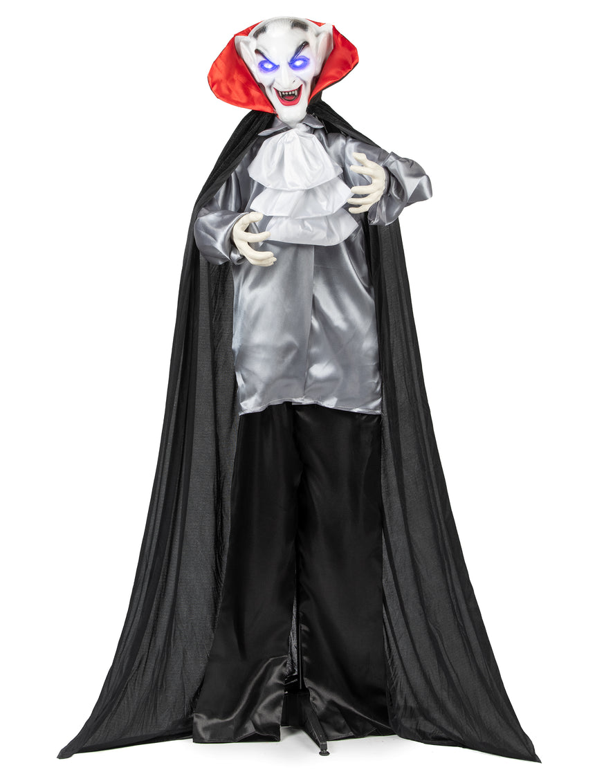 Décoration animée sonore et lumineuse Vampire Souriant 165 cm