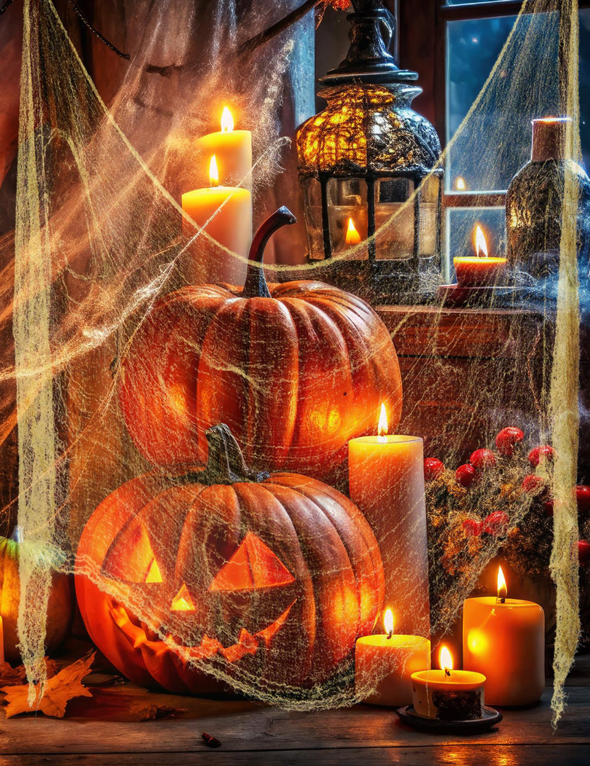Décoration drap écru Halloween