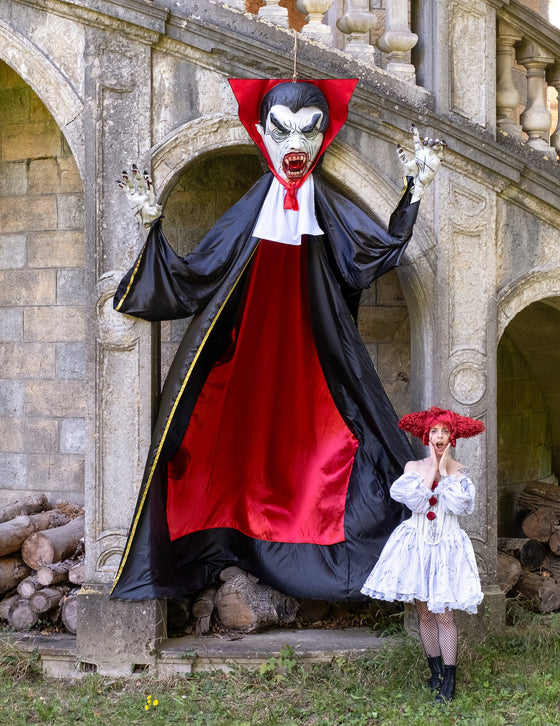 Décoration Halloween géante vampire suspendu 3,20 m