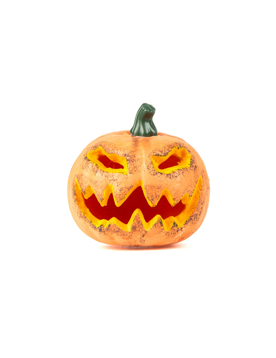 Décoration lumineuse citrouille Halloween 16 cm