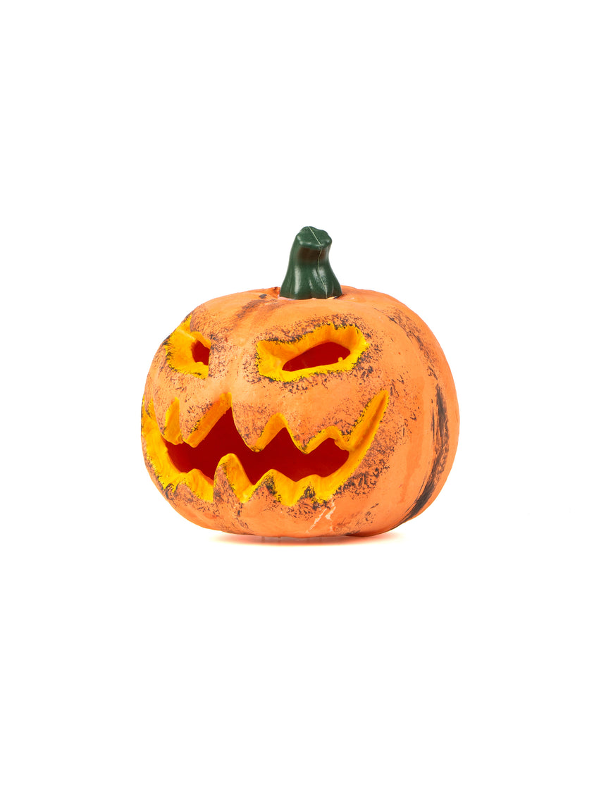 Décoration lumineuse citrouille Halloween 16 cm