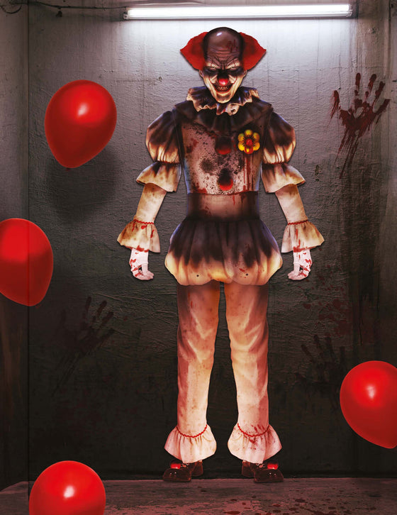 Décoration murale clown 180 cm