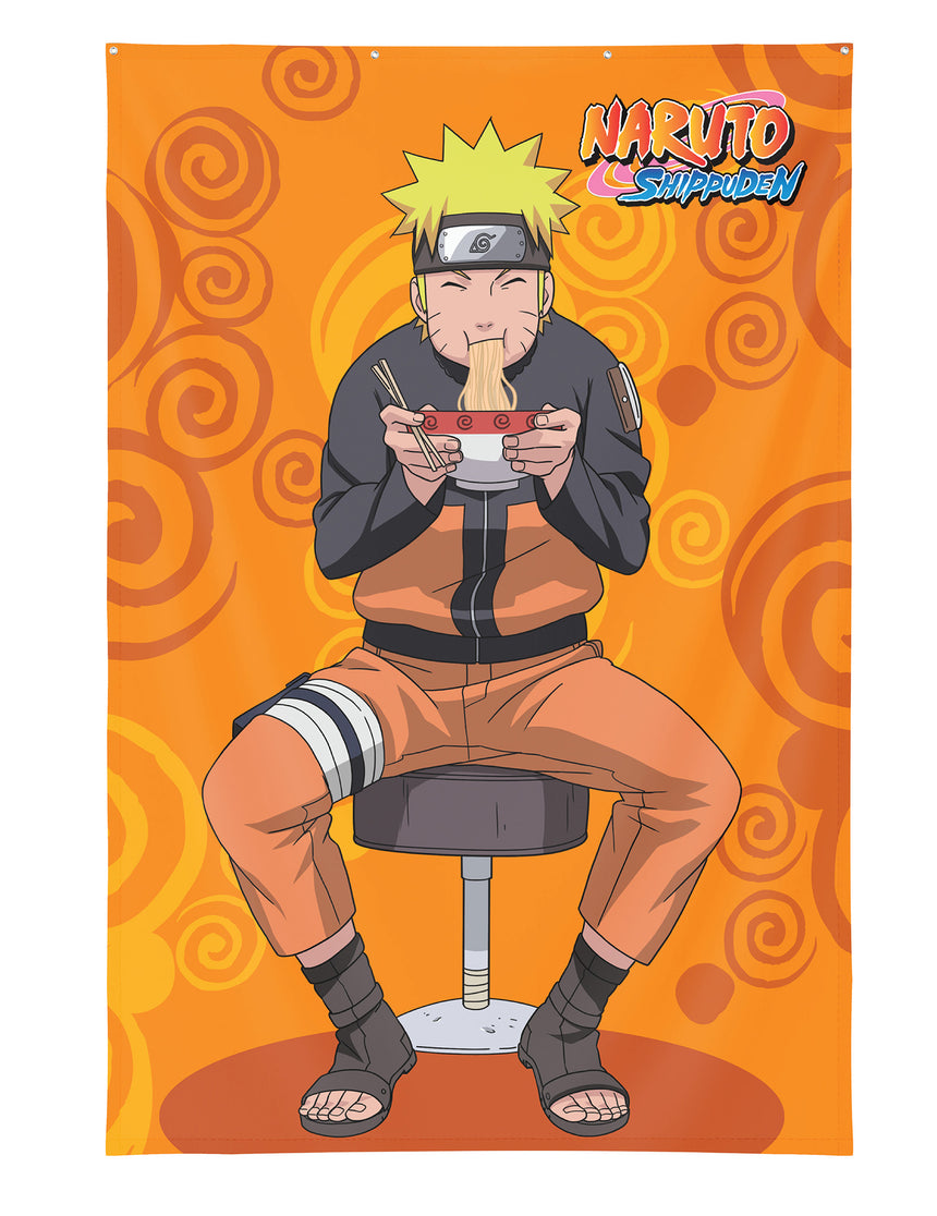 Décoration Murale Naruto Shippuden 125×85 cm avec ?illets métalliques