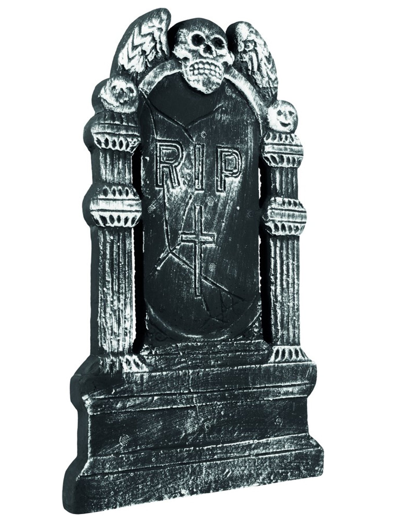 Décoration tombe squelette Halloween 50 x 30 cm