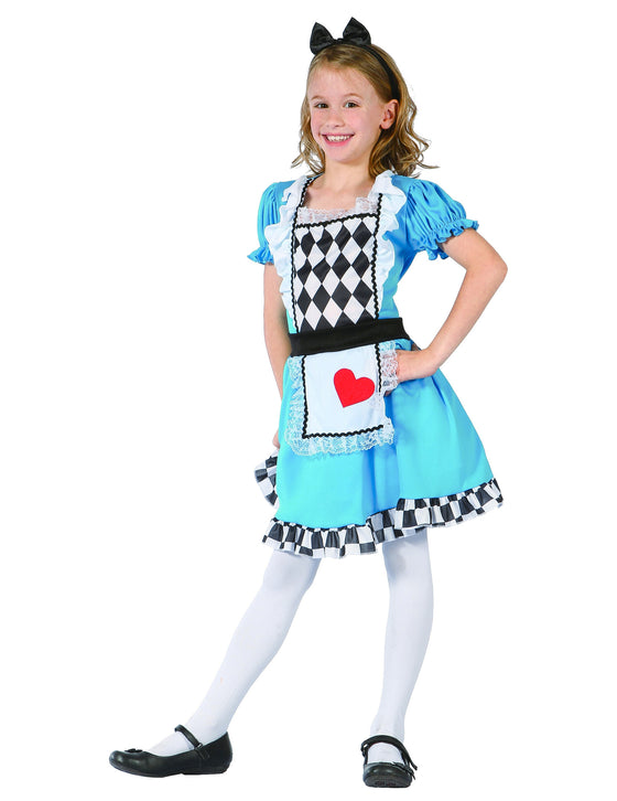 Déguisement Alice de coeur fille