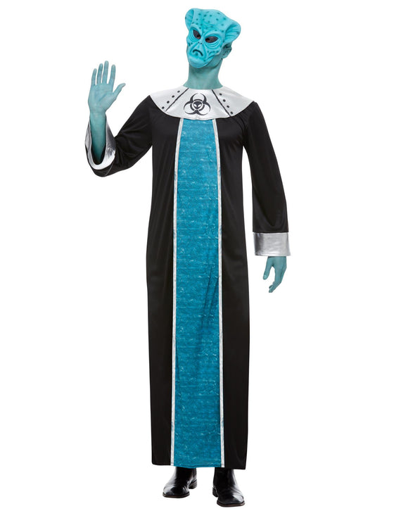 Déguisement alien bleu homme