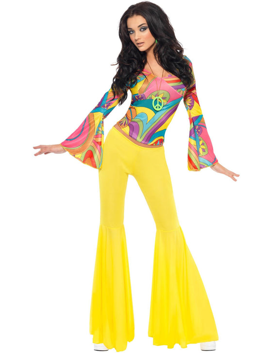 Déguisement années 70 hippie femme
