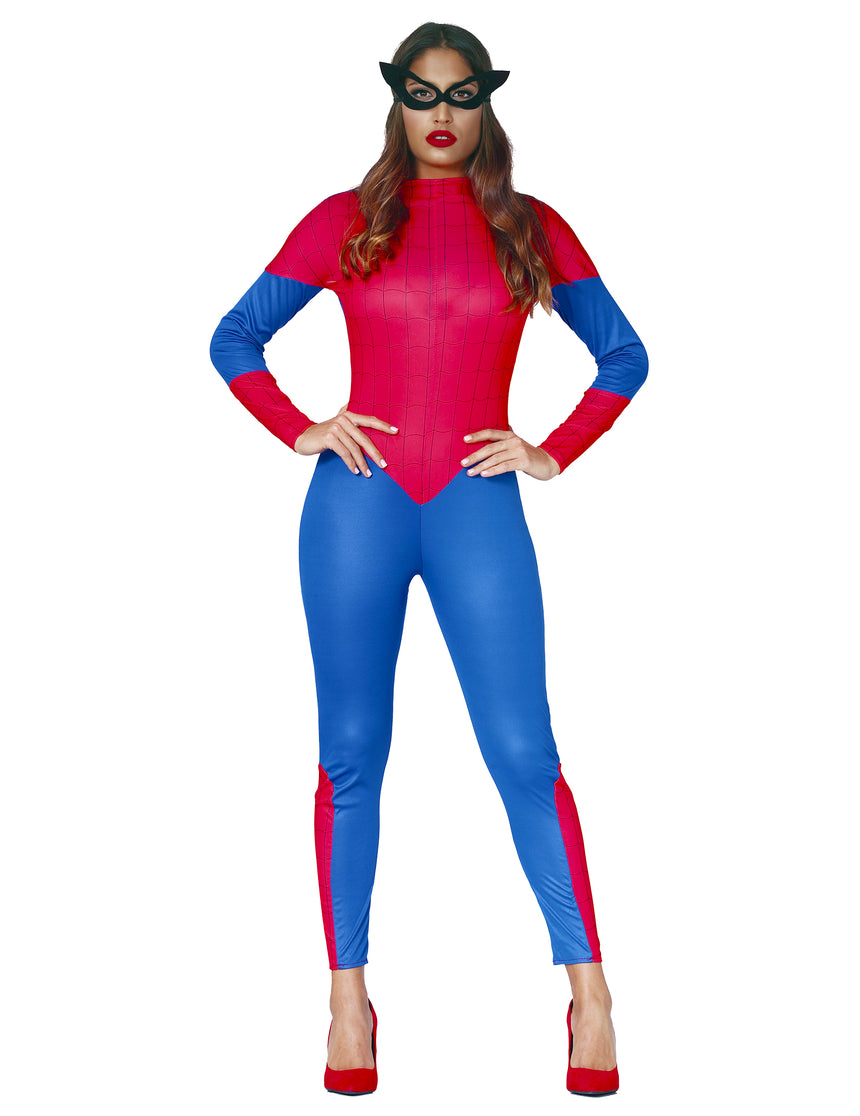 Déguisement araignée rouge femme