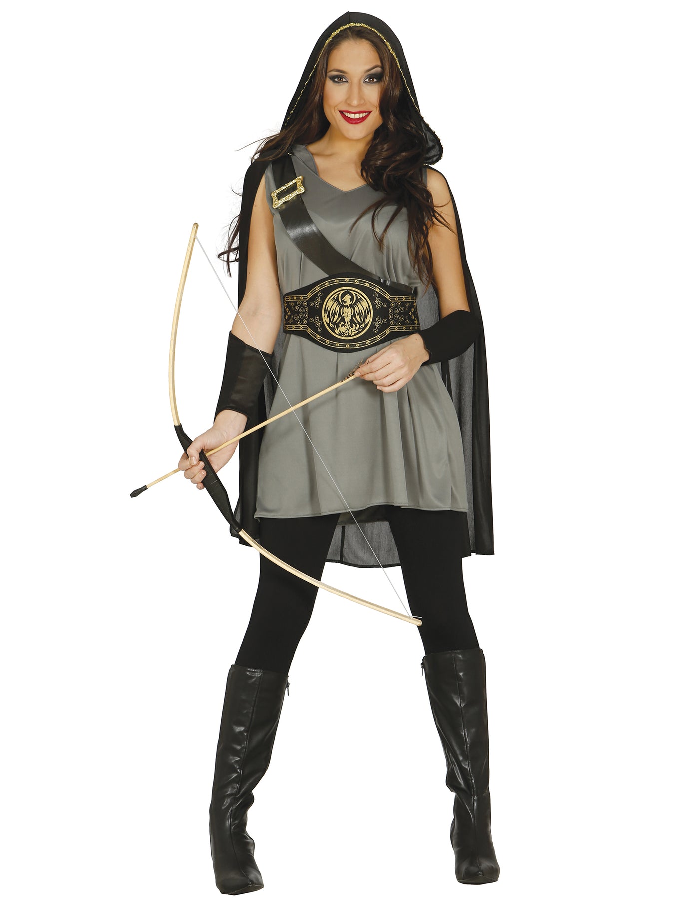 Déguisement archer gris femme