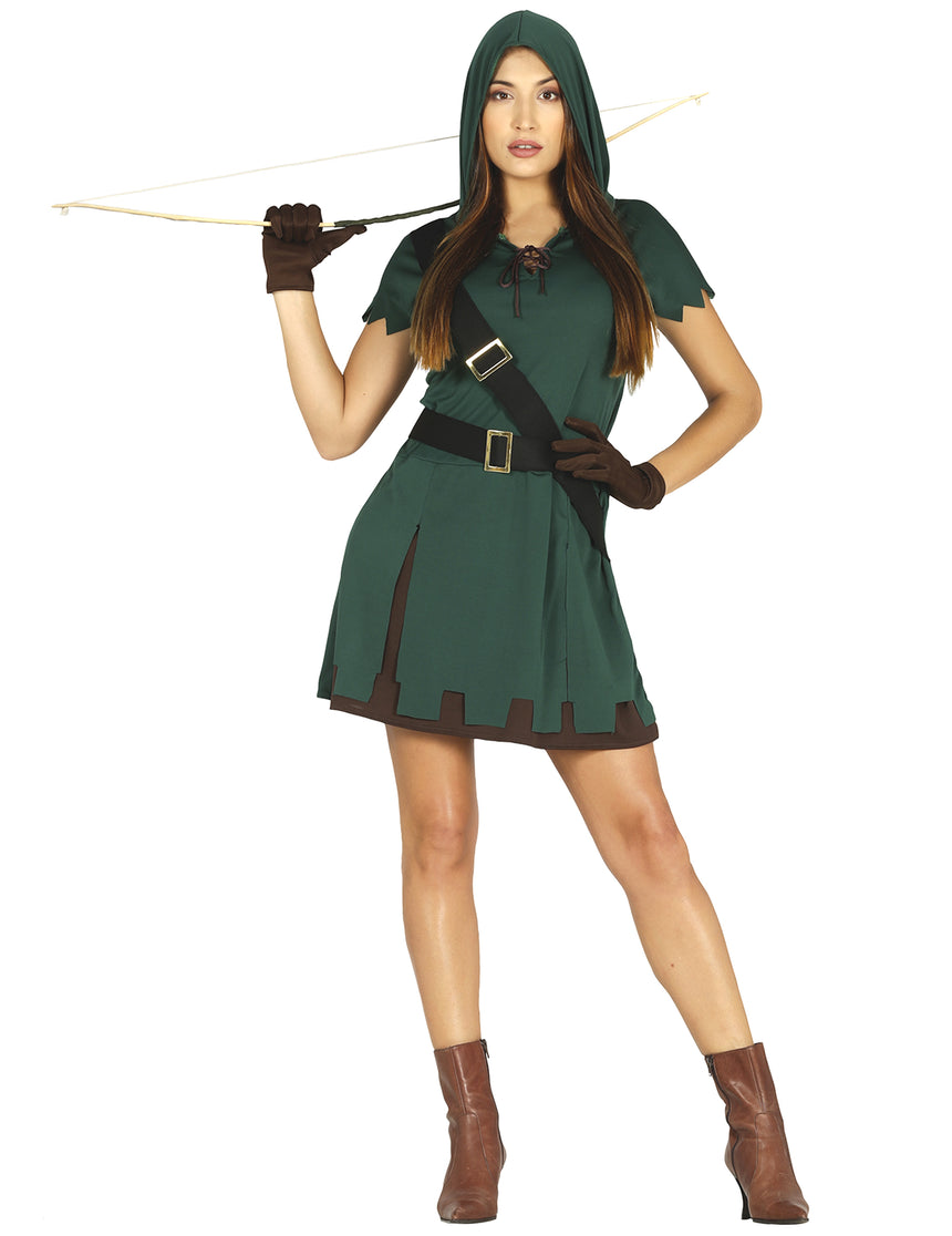 Déguisement archer verte femme