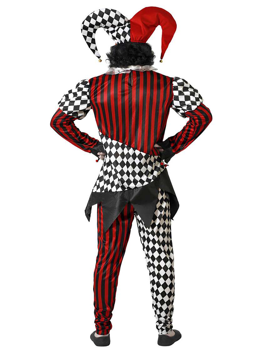 Déguisement Arlequin effrayant homme