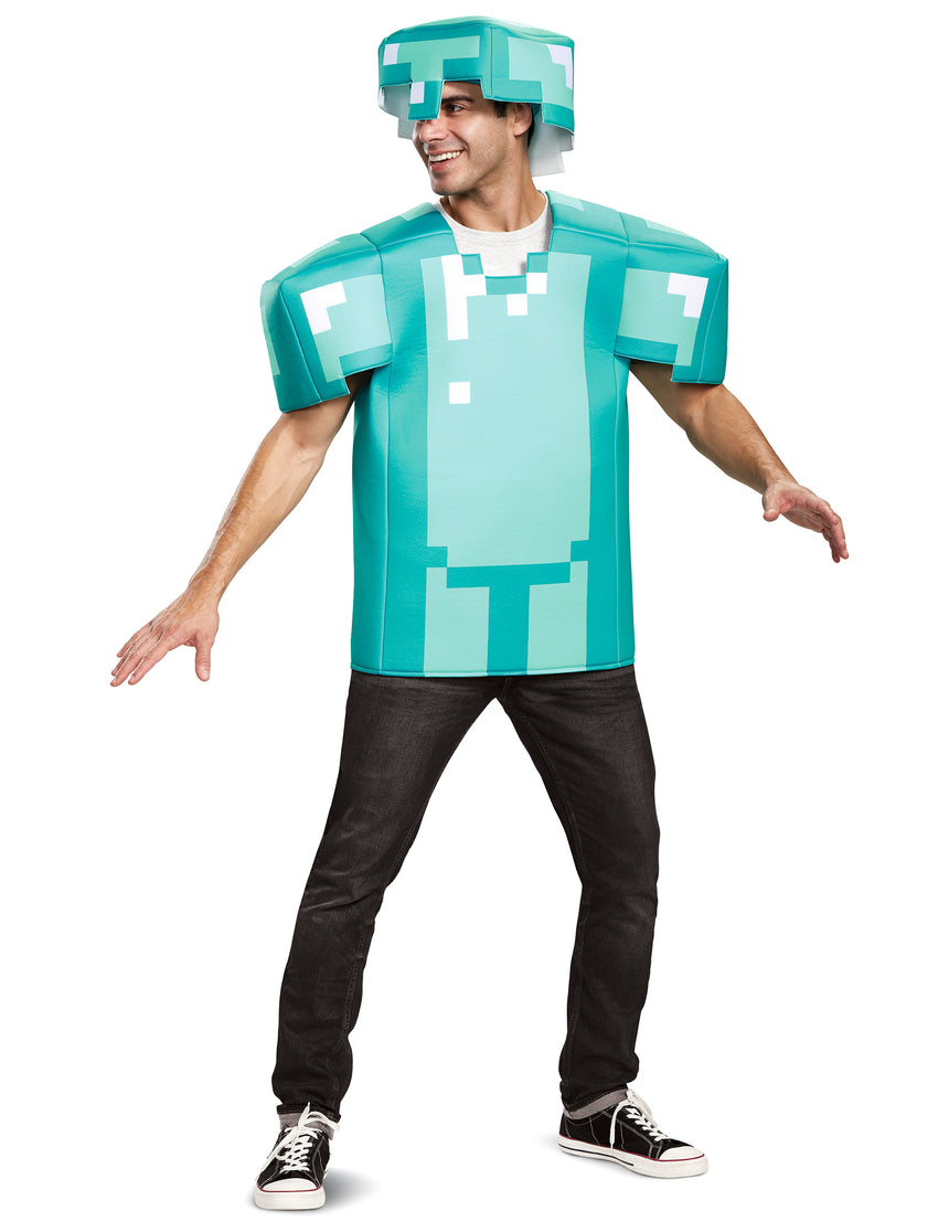 Déguisement armure Minecraft adulte