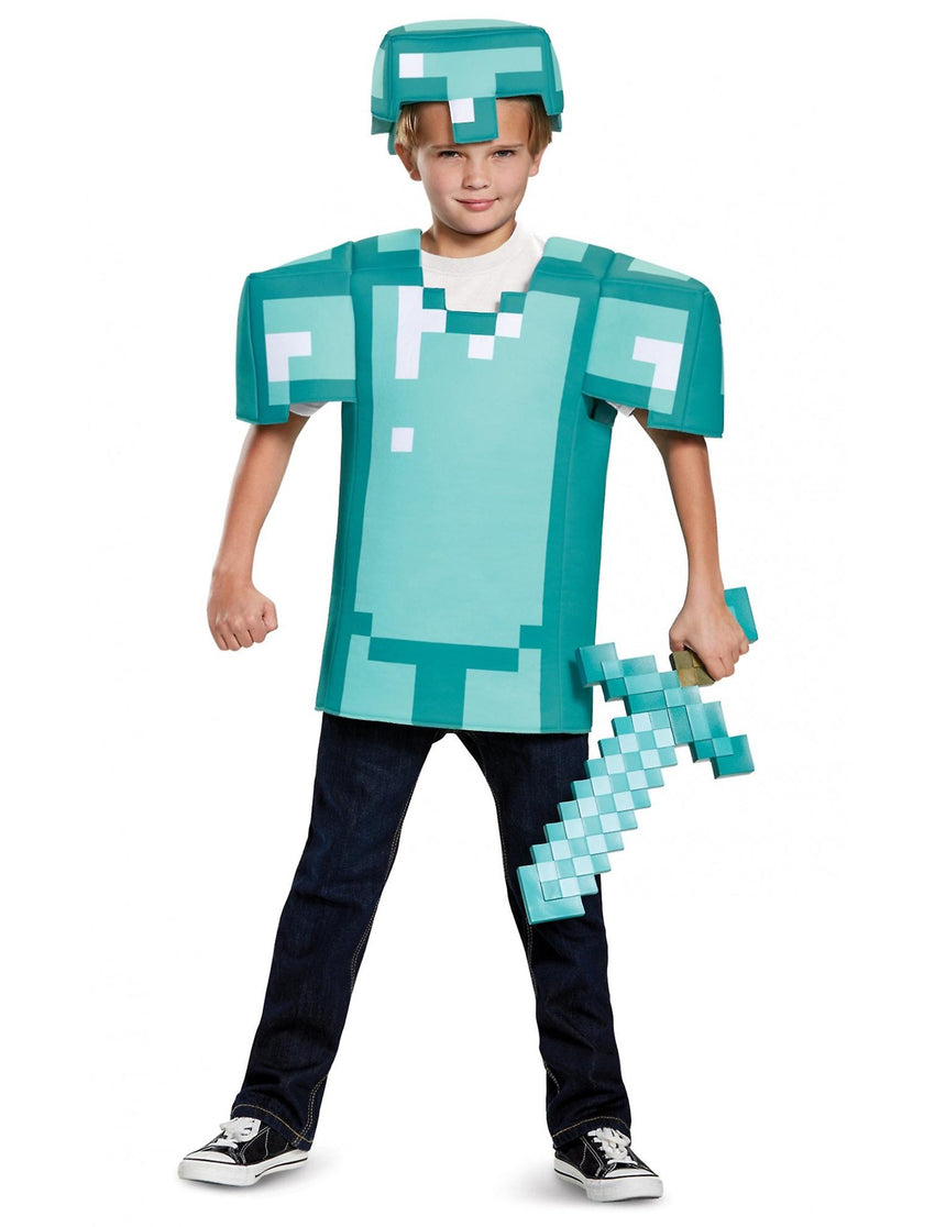 Déguisement armure Minecraft enfant