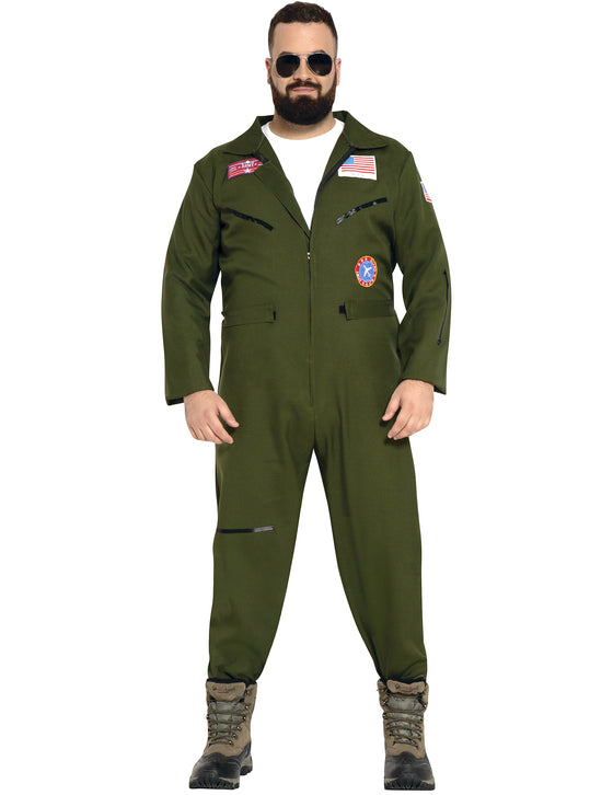 Déguisement aviateur grande taille adulte