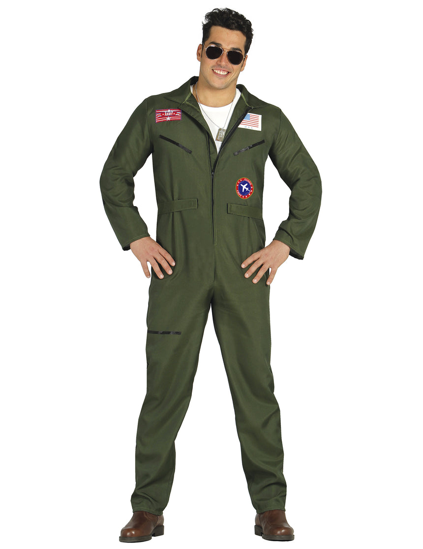 Déguisement aviateur grande taille adulte