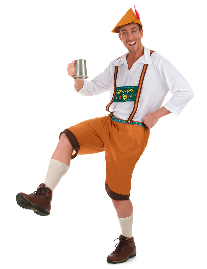 Déguisement Bavarois marron homme