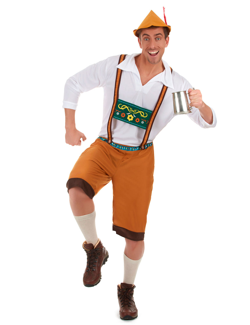 Déguisement Bavarois marron homme