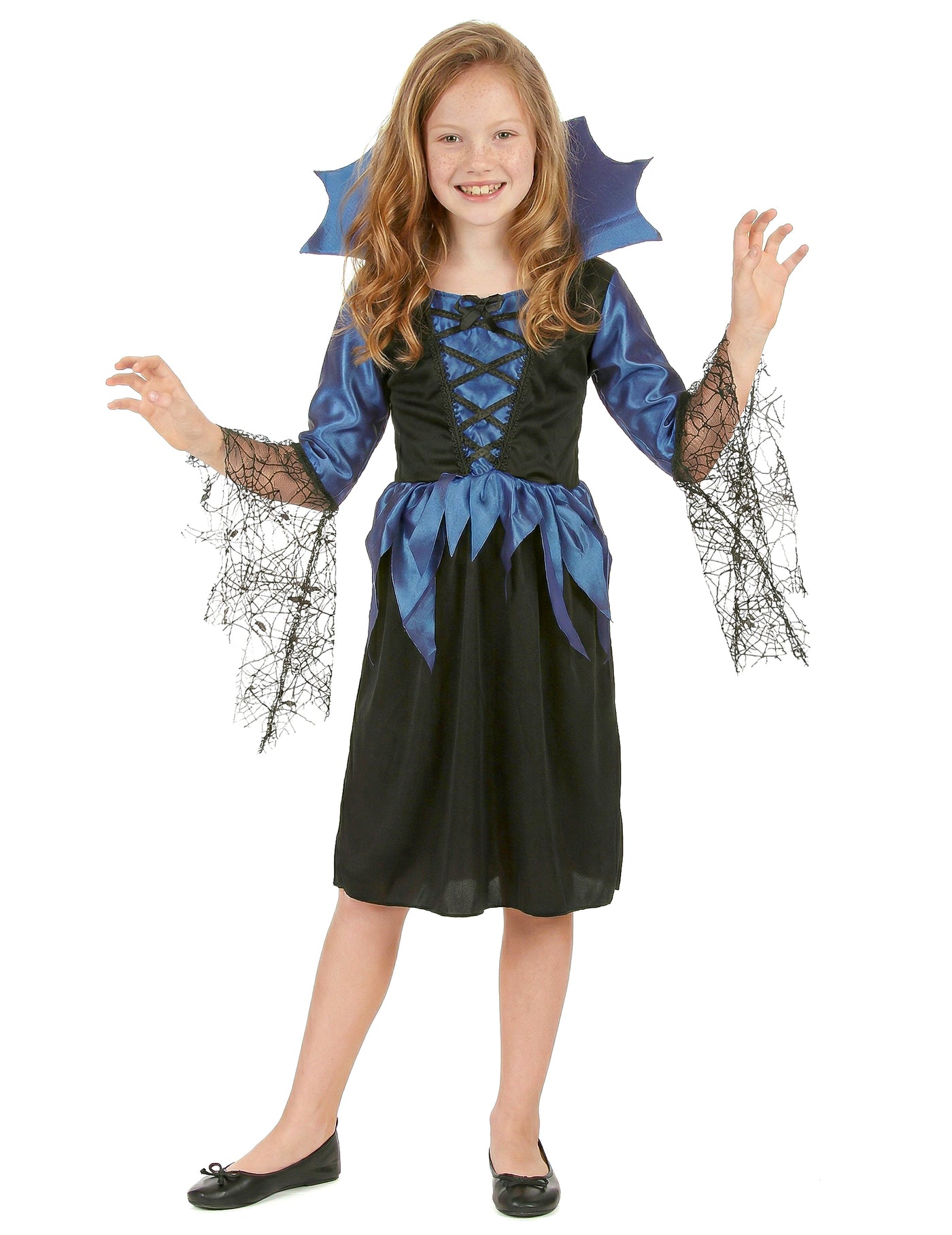 Déguisement bleu reine araignée fille