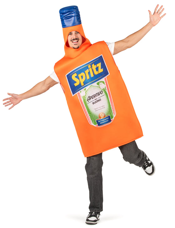 Déguisement bouteille apéro orange adulte