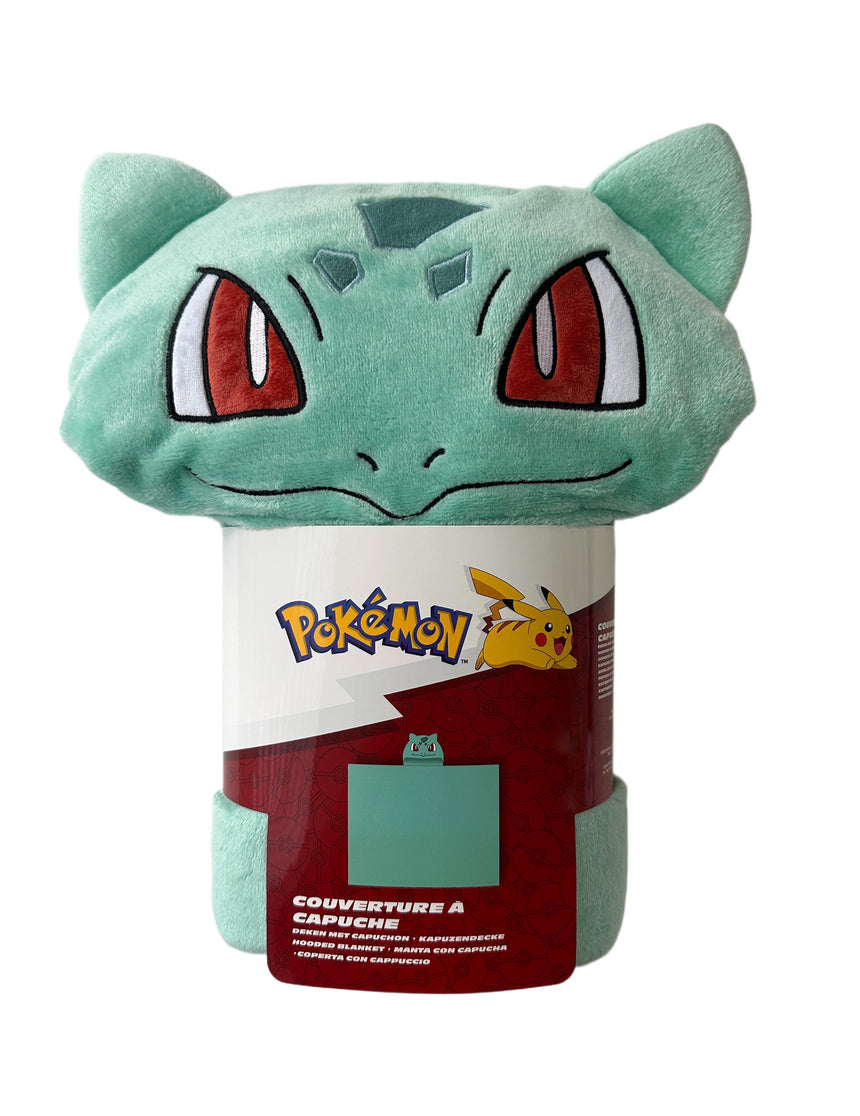 Déguisement Bulbizarre Plaid Polaire à Capuche Enfant Pokémon