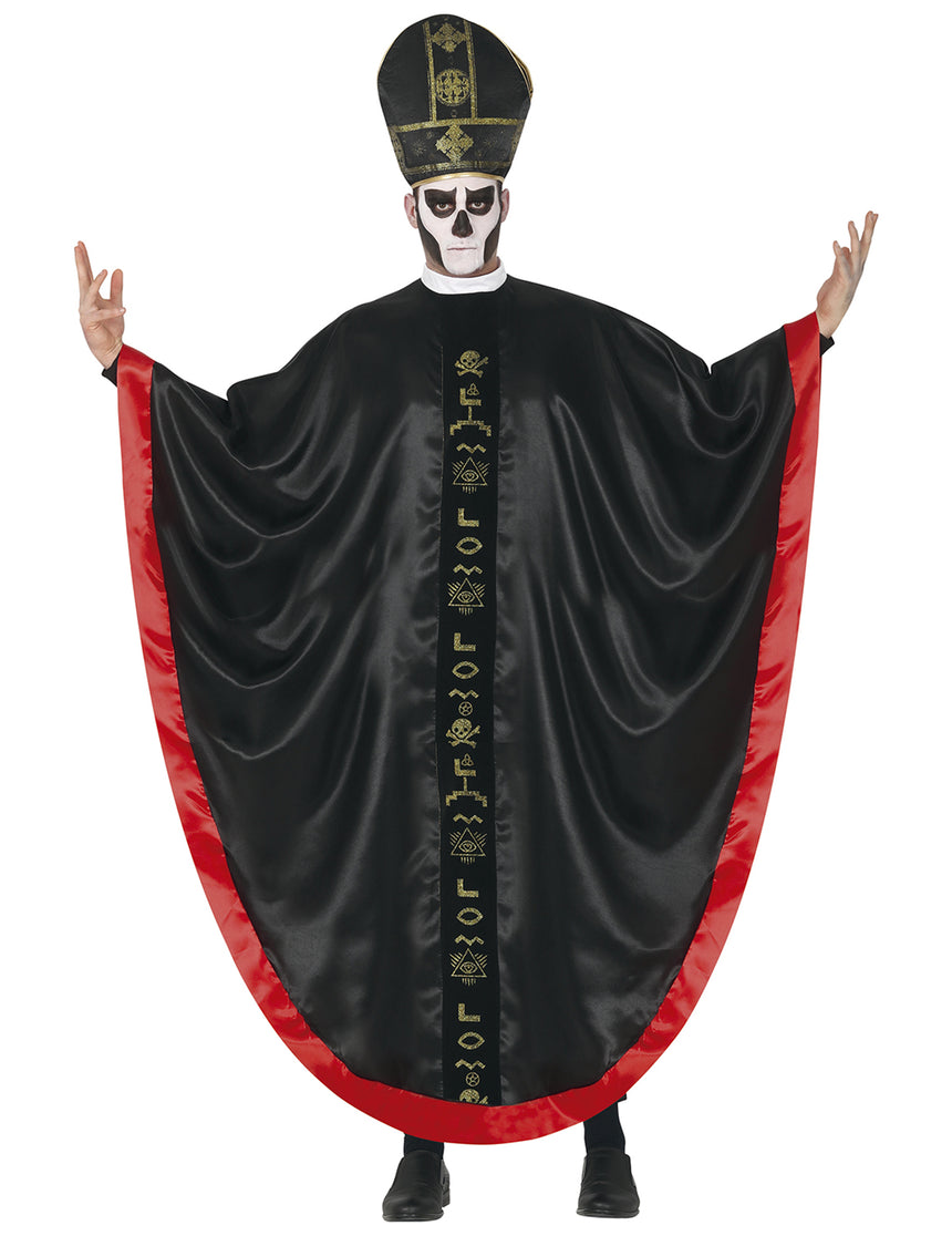 Déguisement cardinal satanique adulte