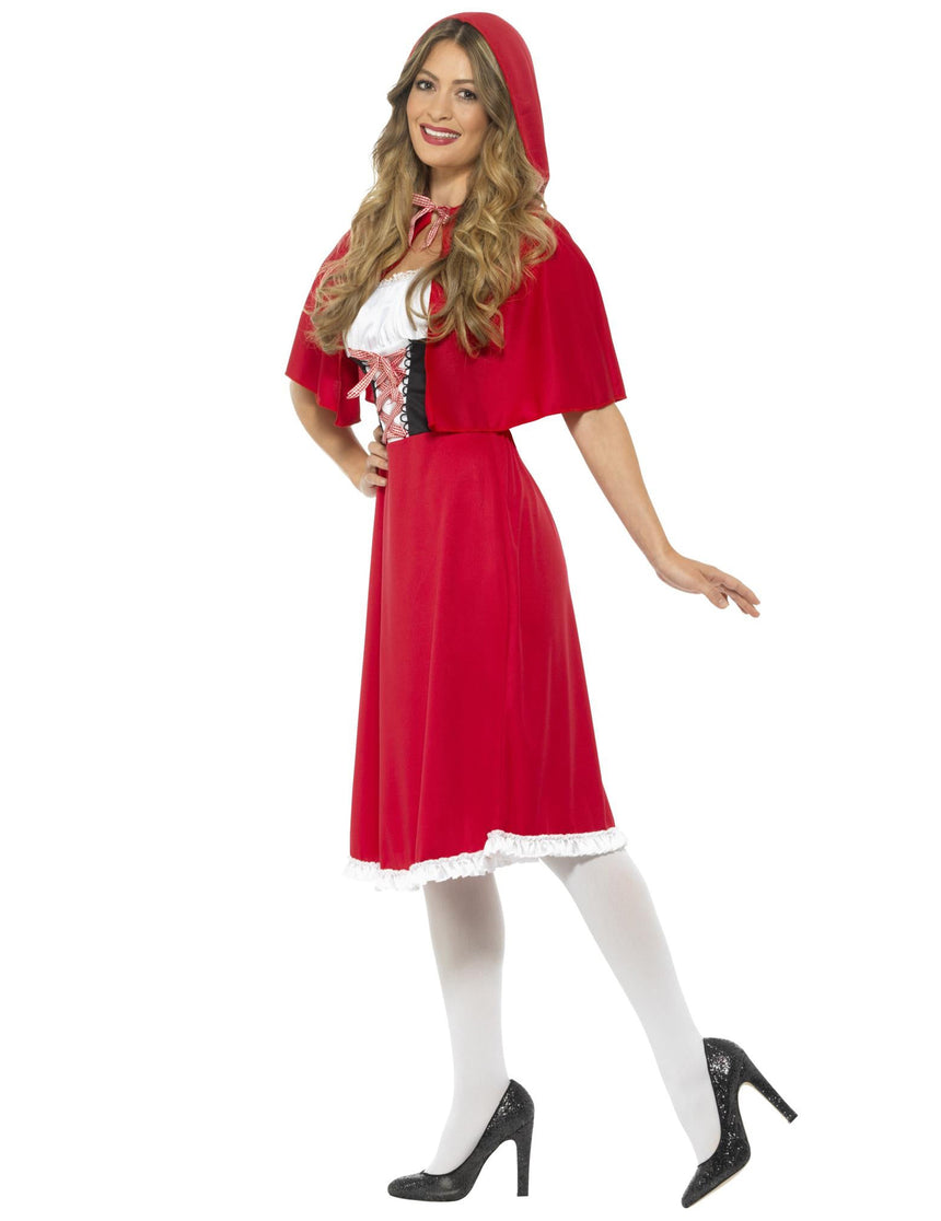 Déguisement chaperon rouge de conte femme
