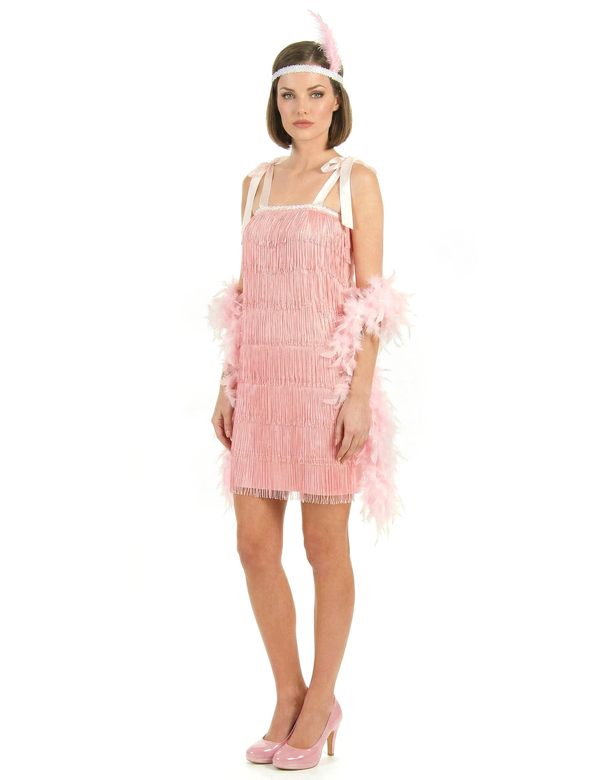 Déguisement charleston femme rose
