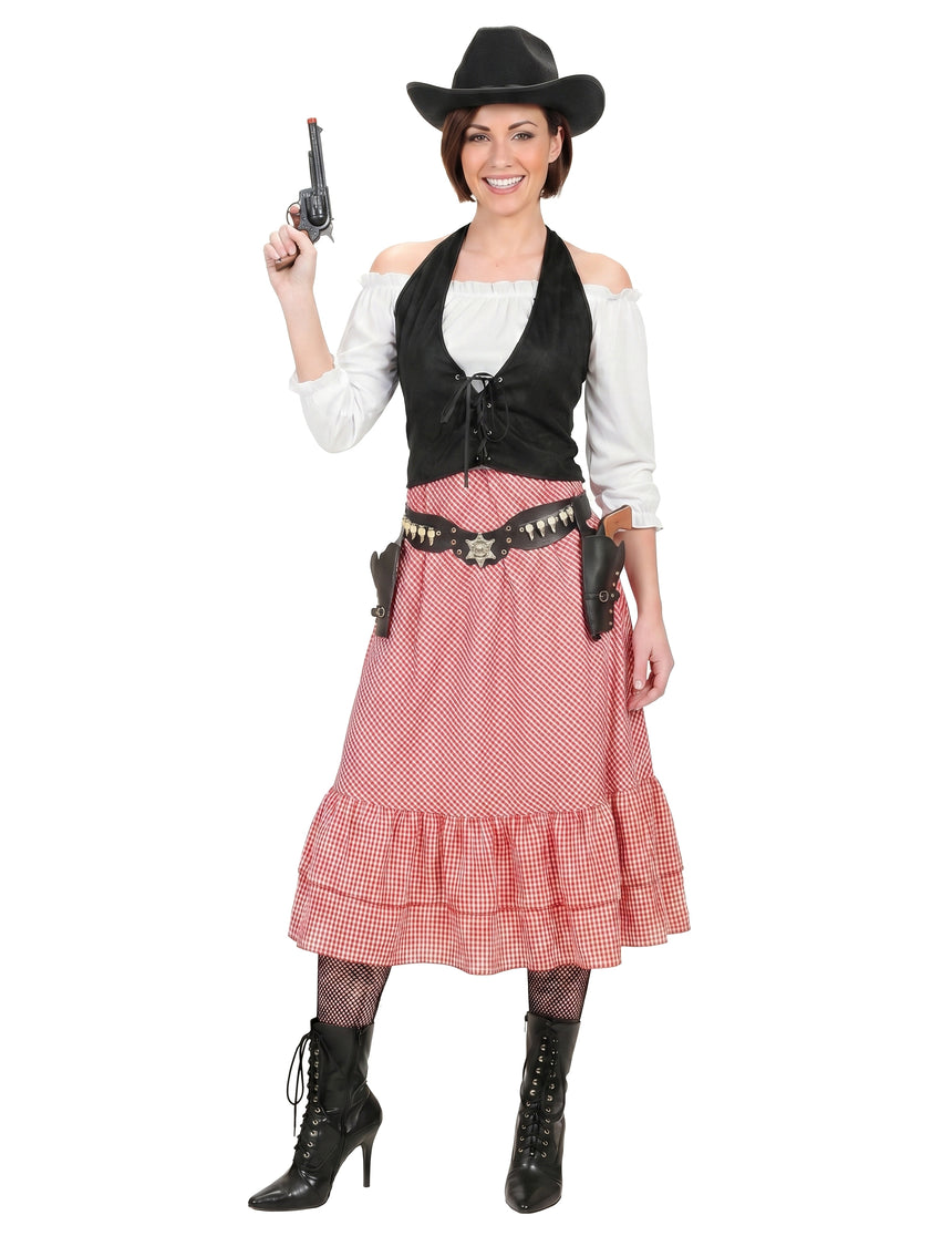 Déguisement chef du far west femme