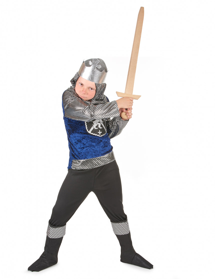 Déguisement chevalier bleu nuit garçon