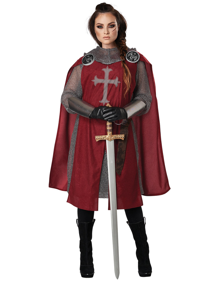 Déguisement chevalier rouge luxe adulte