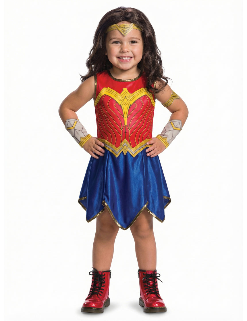 Déguisement classique Wonder Woman Justice League fille