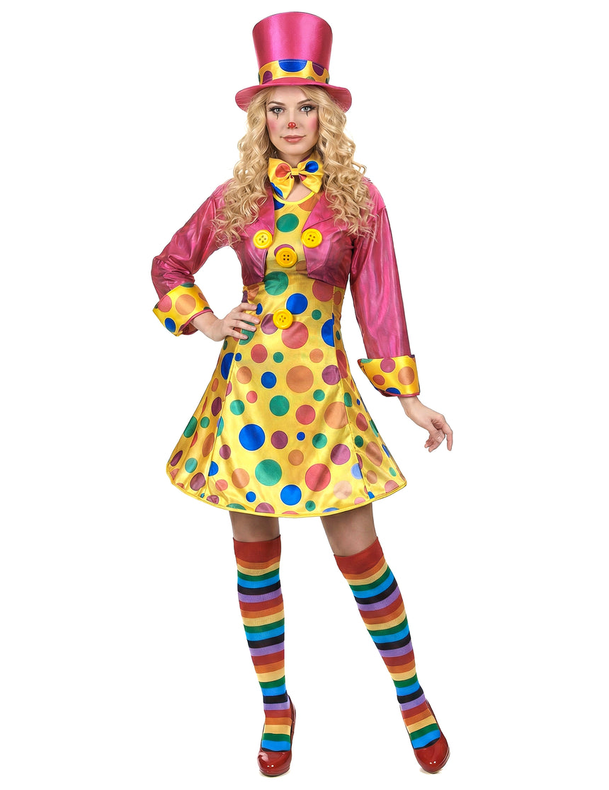 Déguisement clown amusant femme