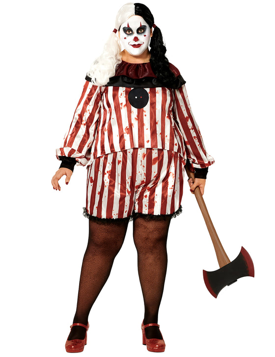 Déguisement Clown  Cauchemardesque femme grande taille