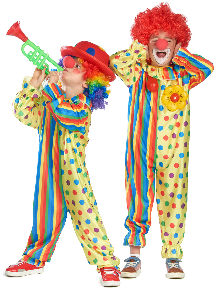 Déguisement clown coloré enfant
