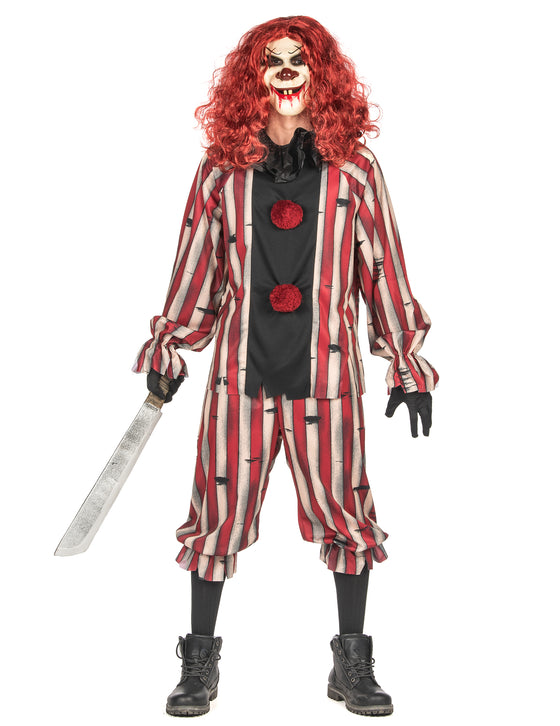 Déguisement clown démoniaque luxe adulte