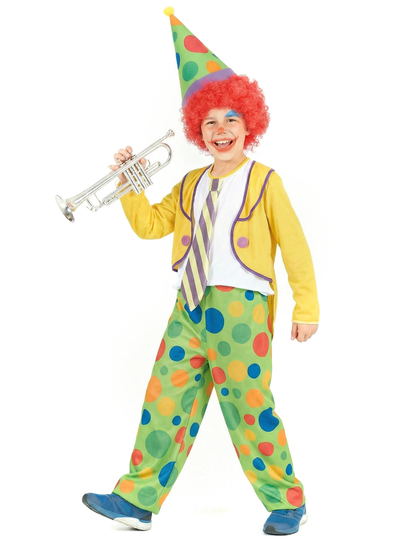 Déguisement clown joyeux garçon
