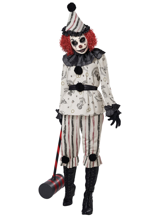 Déguisement clown sinistre luxe femme