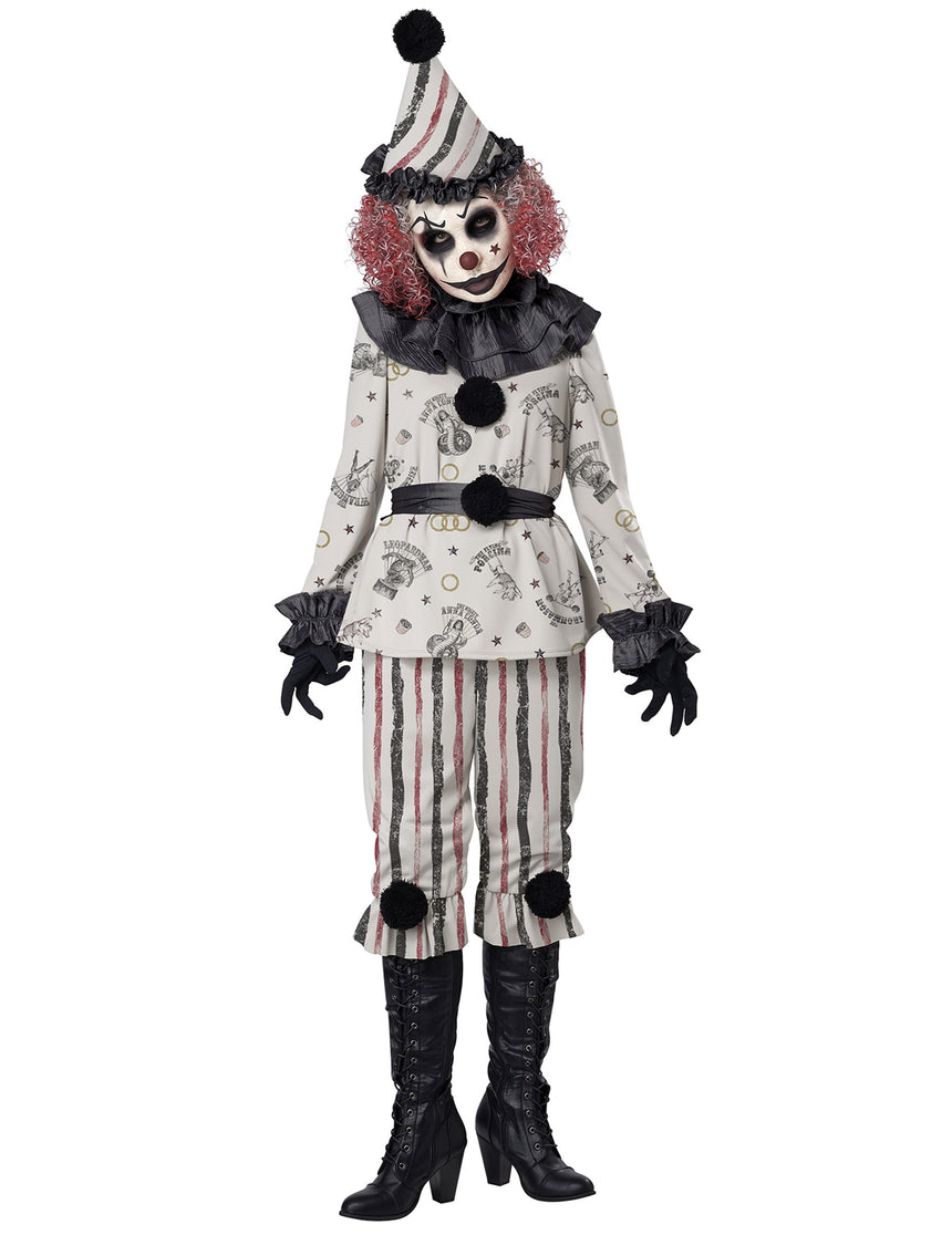 Déguisement clown sinistre luxe femme