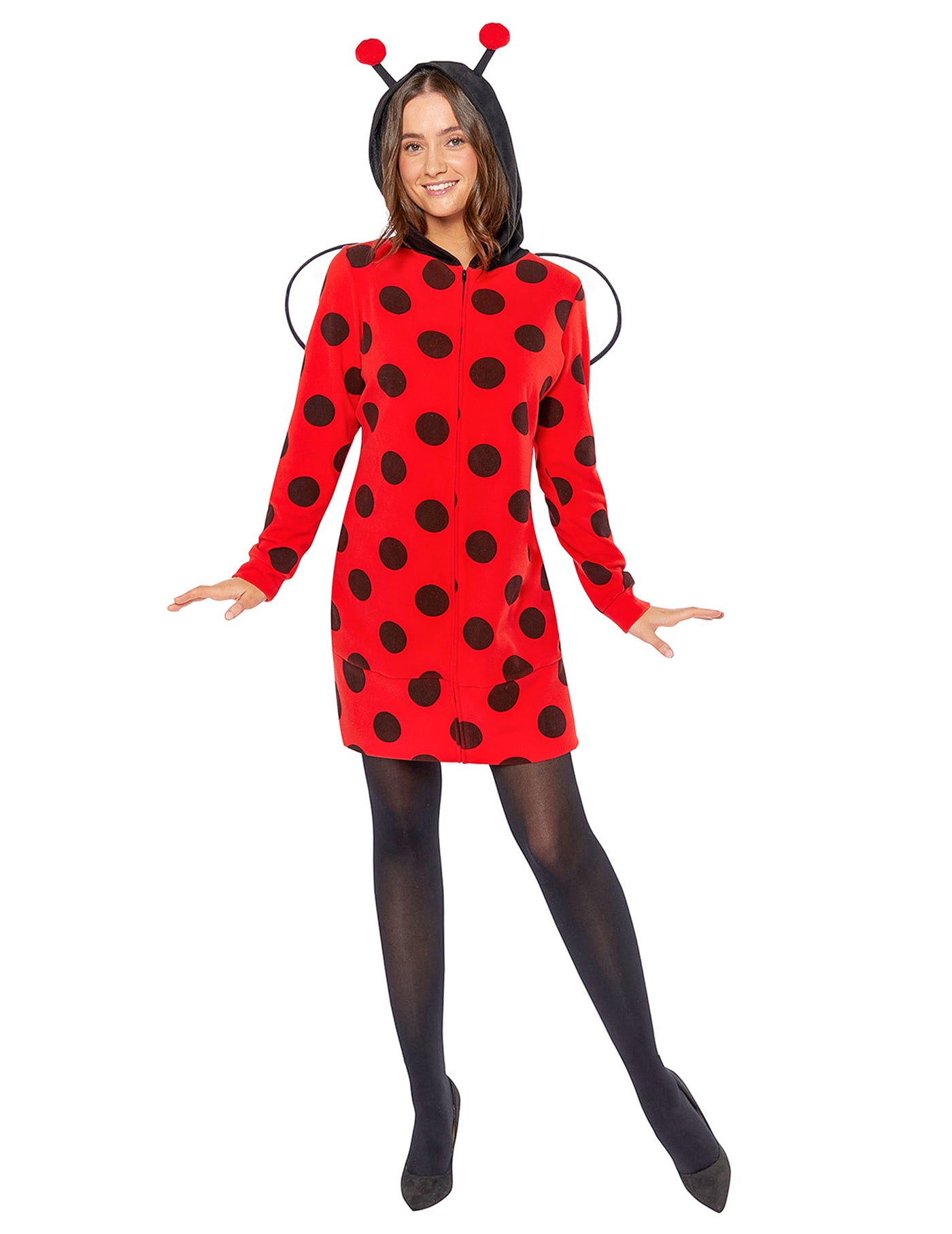Déguisement coccinelle à pois femme