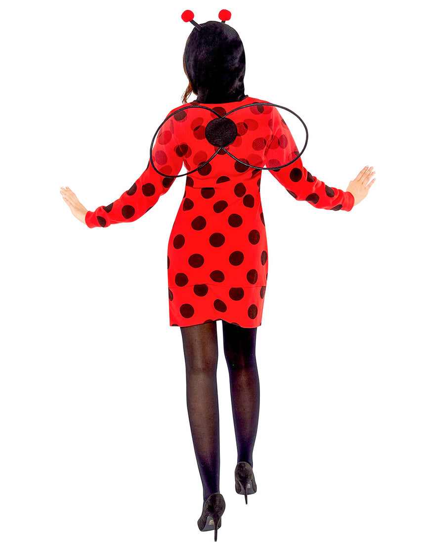 Déguisement coccinelle à pois femme