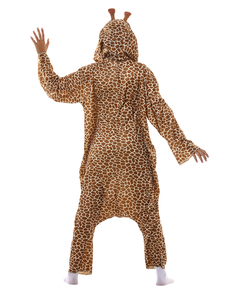 Déguisement combinaison girafe adulte