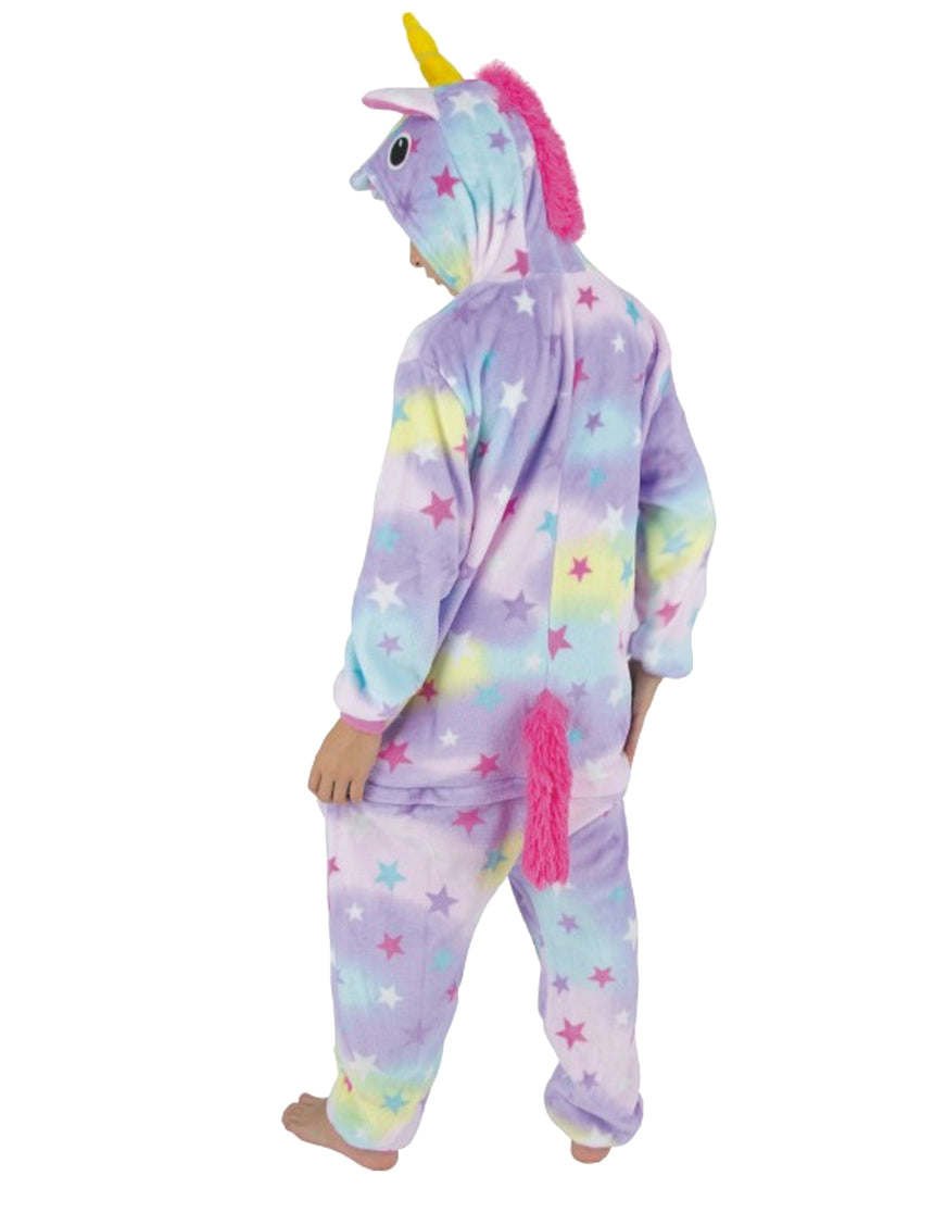 Déguisement combinaison licorne avec étoiles enfant
