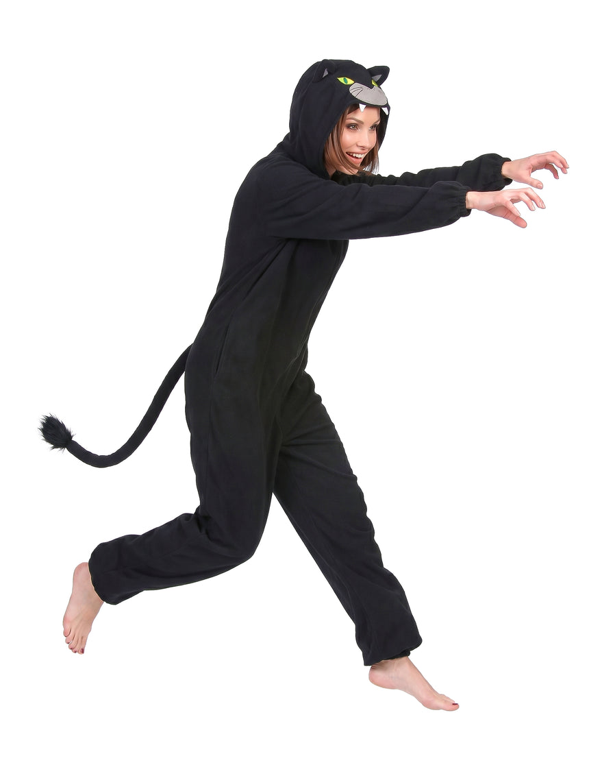 Déguisement combinaison panthère noire femme
