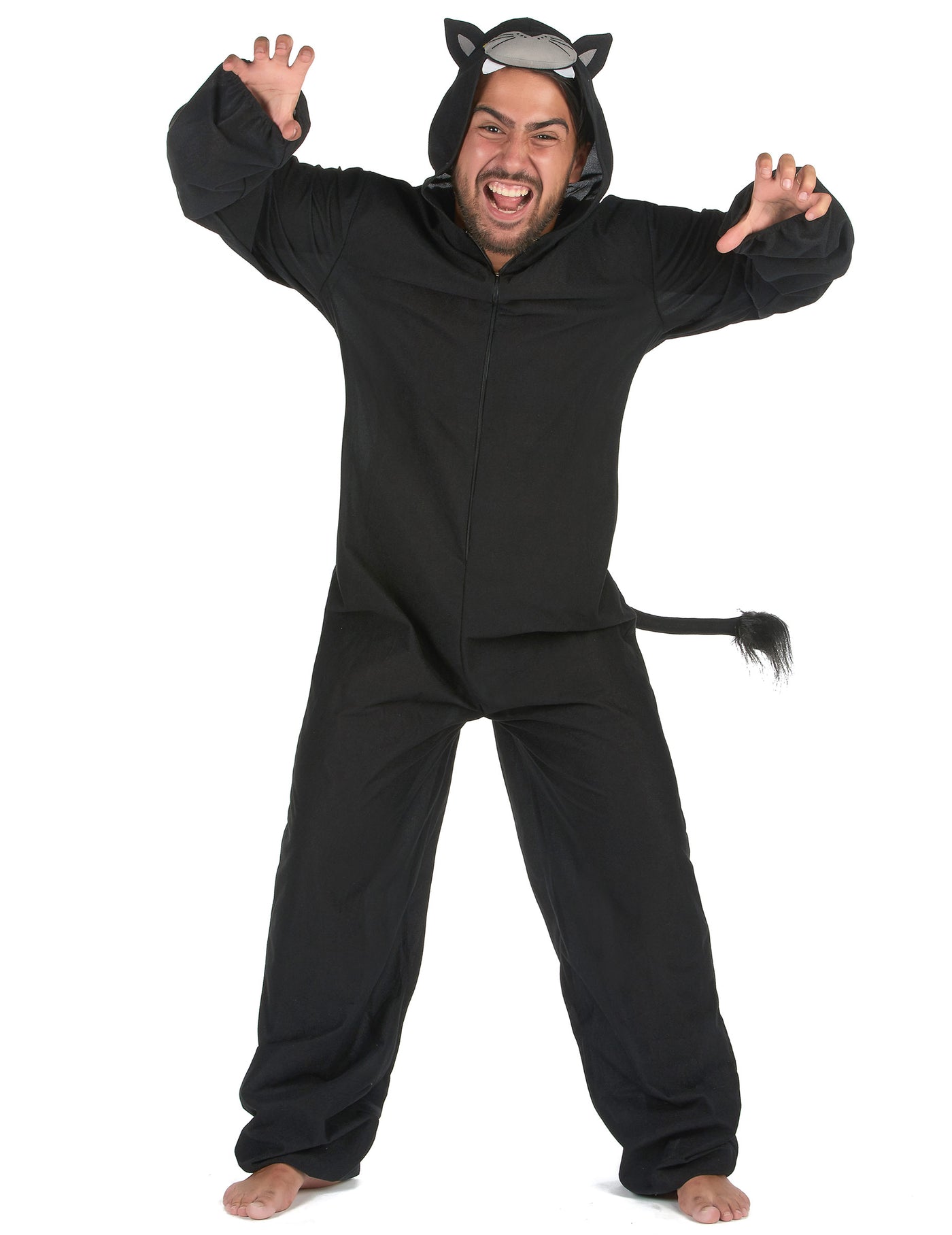 Déguisement combinaison panthère noire homme