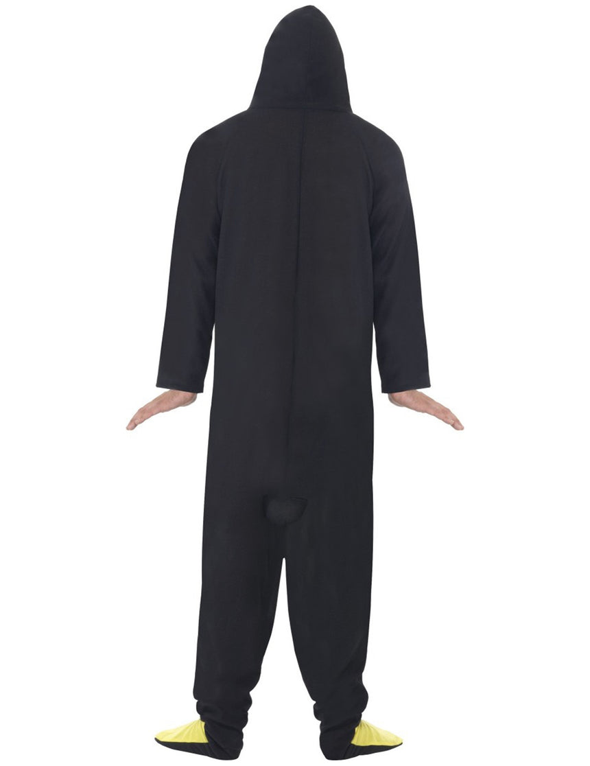 Déguisement combinaison pingouin avec capuche adulte
