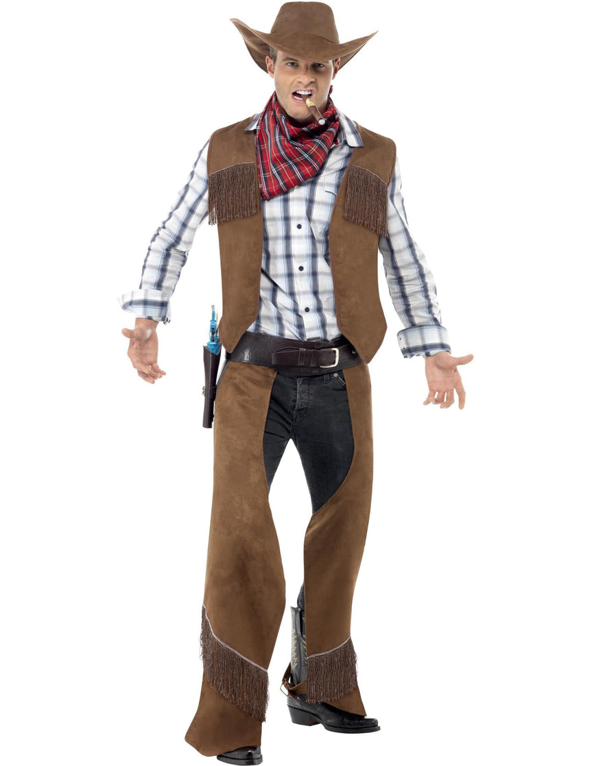 Déguisement cowboy à franges homme