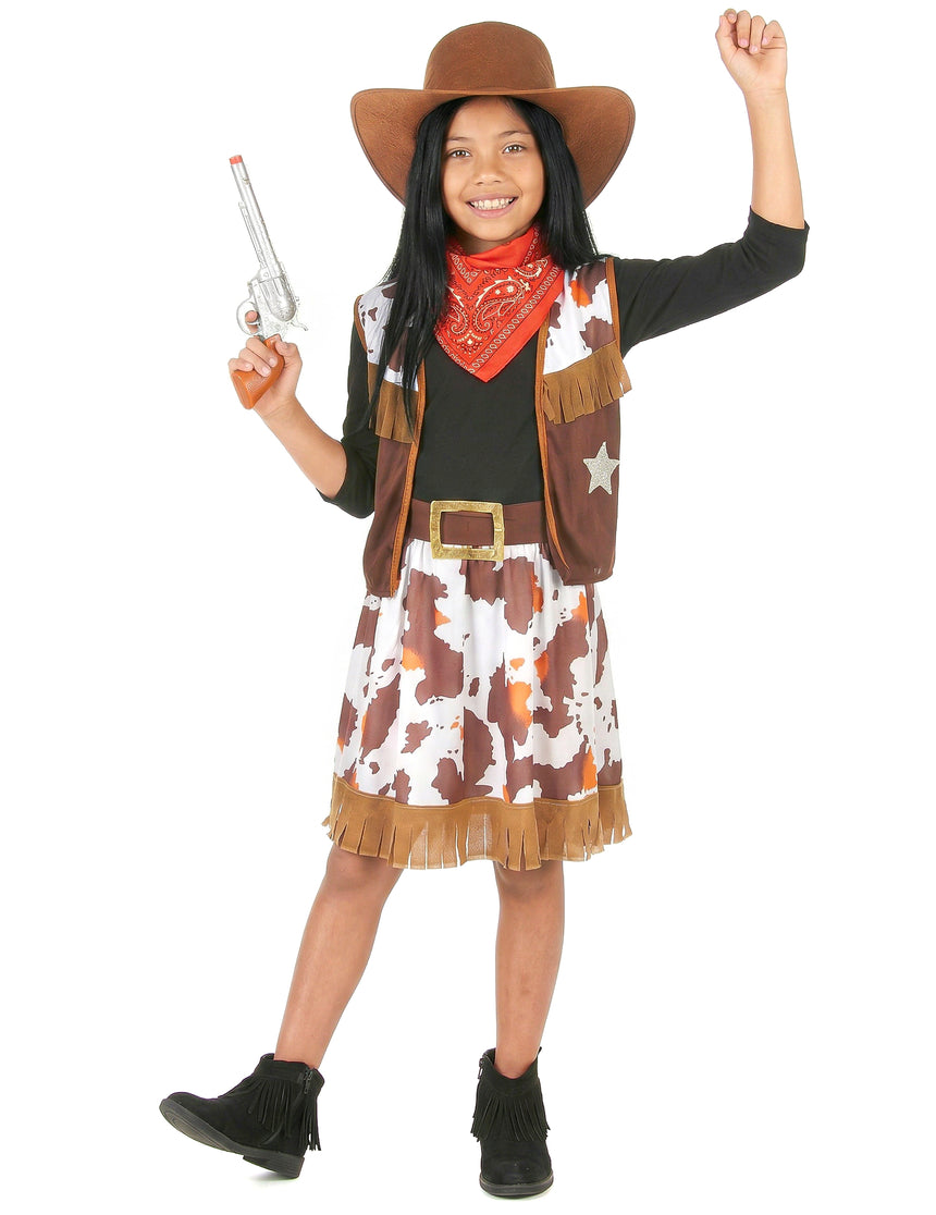 Déguisement cowboy de l'ouest fille